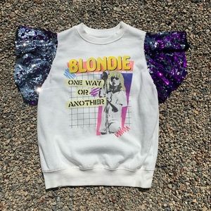Upcycled RePurposed Vintage Blondie Sweatshirt